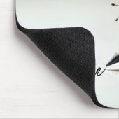 Monarch Butterfly On Pencil With Text マウスパッド (コーナー)