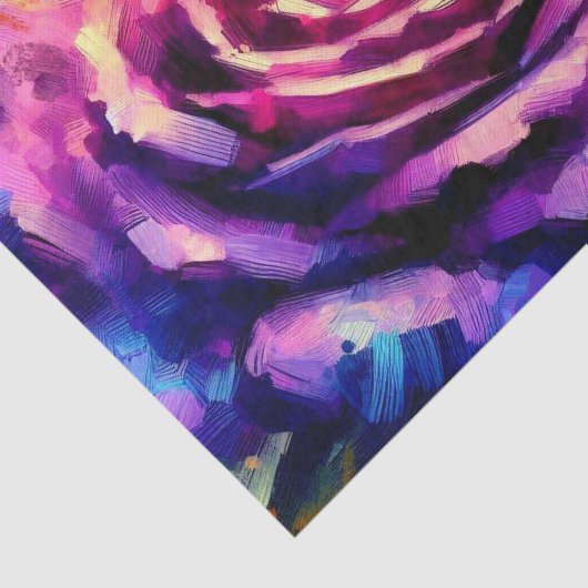 Monarch Butterfly on Rose at Sunset Decoupage 薄葉紙 (詳細)