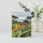 Monarch Butterfly Pacific Grove California Travel ポストカード (スタンド正面)