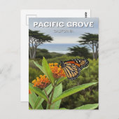 Monarch Butterfly Pacific Grove California Travel ポストカード (正面/裏面)
