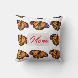 Monarch Butterfly Personal for Mom クッション