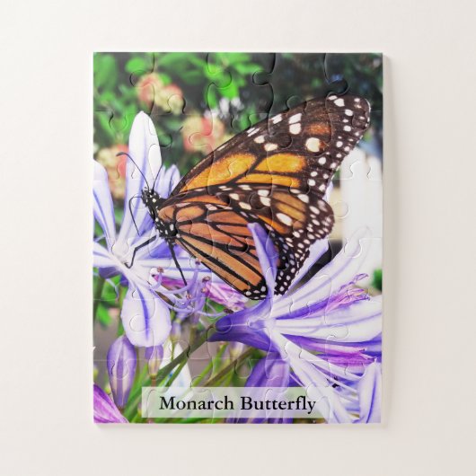 Monarch Butterfly Pollinating Insect 30Pcs ジグソーパズル (縦)