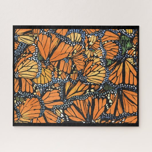 Monarch Butterfly Puzzle ジグソーパズル (横)