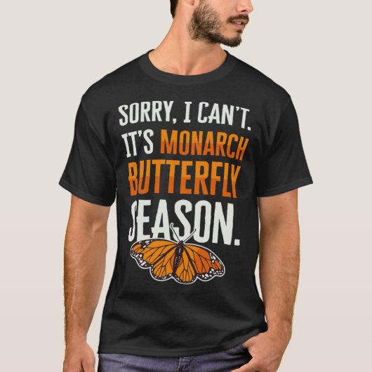 Monarch Butterfly Season Insect Collector Entomolo Tシャツ (正面)