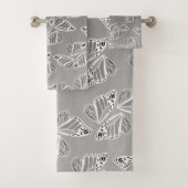 Monarch Butterfly Wings Ombre Warm Monochrome バスタオルセット (インサイチュ)