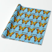Monarch Butterfly Wrapping Paper ラッピングペーパー (アンロールド)
