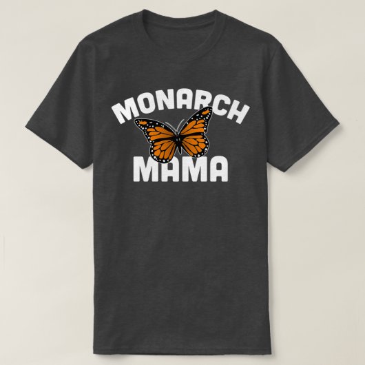 Monarch Mama Monarch Butterfly Caterpillar Tシャツ (デザイン正面)
