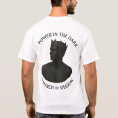 Monarch of Shadow – Power in the Dark Tシャツ (裏面)