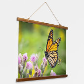 Monarch on Thistle Hanging Tapestry 吊り下げ型タペストリー (傾斜あり)
