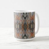 Monarch Tree Bark Patterned コーヒーマグカップ (正面右)