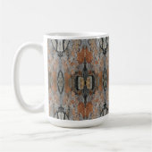 Monarch Tree Bark Patterned コーヒーマグカップ (左)