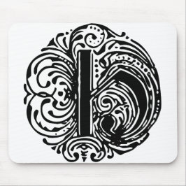Monarchiaレター"H" マウスパッド