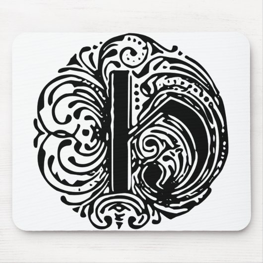 Monarchiaレター"H" マウスパッド (正面)