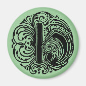 Monarchiaレター"H" マグネット (正面)