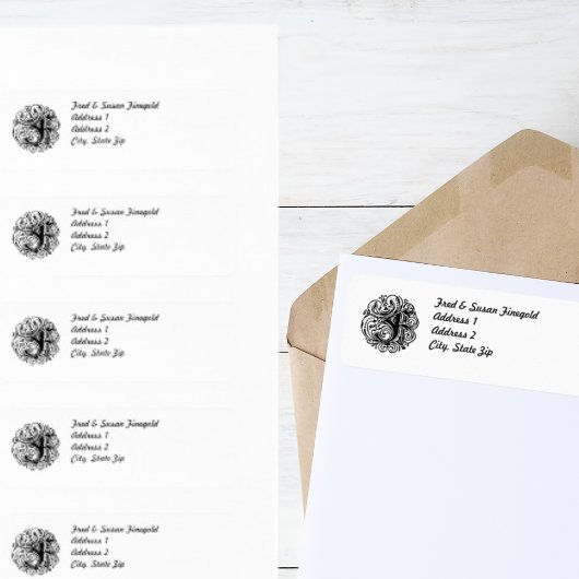 Monarchia "F"アドレス ラベル