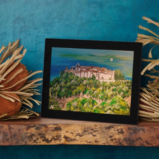 Monasterio de San Miguel Cuadro de Alfred Fox フォトプラーク (側面)