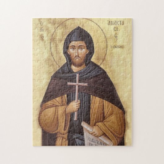 Monastic Martyr Anastasius the Persian Icon ジグソーパズル (縦)