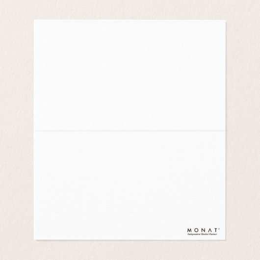 Monatの名刺をありがとうございます 名刺 (内部フラット)