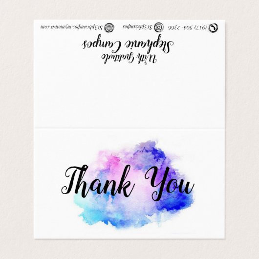 Monatの名刺をありがとうございます 名刺 (外部フラット)