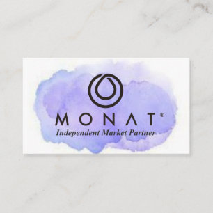 MONAT市場パートナー向けのPurple Elegance 名刺