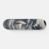 Mönch zwischen tobender Welle Skateboard Deck スケートボード (横)