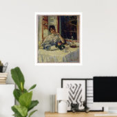 Monciaでの昼食の後， c.1900 ポスター (ホームオフィス)