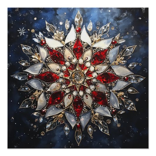 Moncirca - Weihnachtsmandala (4/16) - Download ポスター (正面)