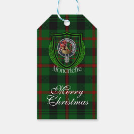 Moncrieffe Scottish Clan Tartan & Crest ギフトタグ