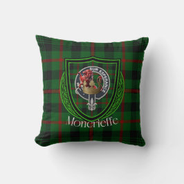Moncrieffe Scottish Clan Tartan & Crest クッション