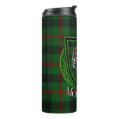 Moncrieffe Scottish Clan Tartan & Crest タンブラー (回転左)