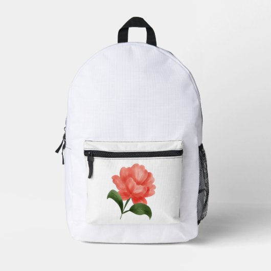 Mondala floral backpack プリントバックパック (正面)