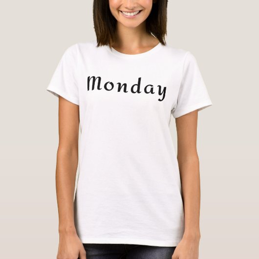 「Monday」タンクトップ Tシャツ (正面)