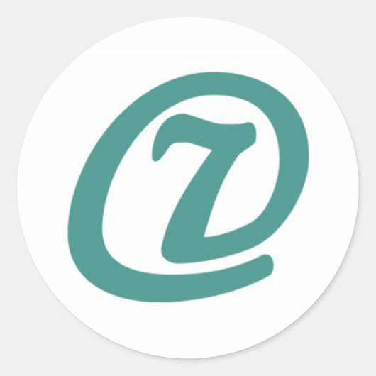 Monday@7スタンプ ラウンドシール (正面)