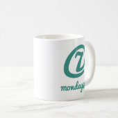 Monday@7マグ コーヒーマグカップ (正面右)