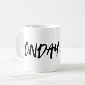 Monday Again – Classic Mug, 11 oz コーヒーマグカップ (正面左)