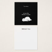 Monday Devilメッセージ (正面&裏面)