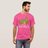 Monday Gift - Tレックスギフト – Sad Trex Mondays Tシャツ (正面フル)