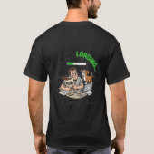 Monday Loading Dog Dad Coffee Humor Funny Office Tシャツ (裏面)