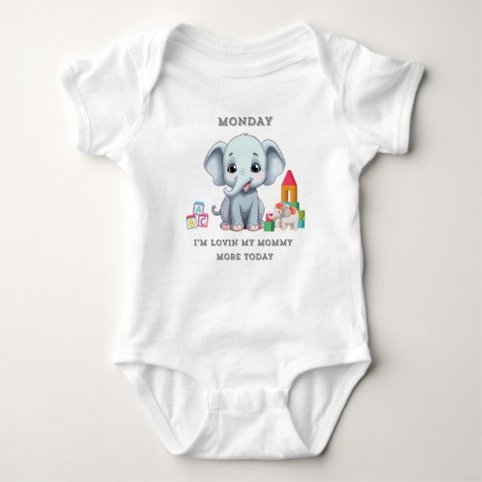 Monday Lovin'My Mommy Tシャツ (正面)