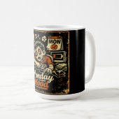 Monday Mood – Anti-Monday Work Humor コーヒーマグカップ (正面右)