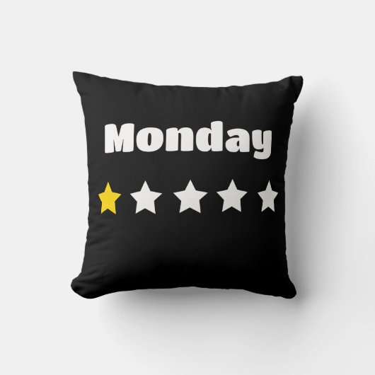 Monday sucks クッション (正面)
