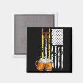 Monday To Friday Beer Drinking Funny Work Week Dri マグネット (正面/裏面)