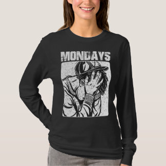 Mondays吸私はWが嫌い週末の皮肉を愛 Tシャツ