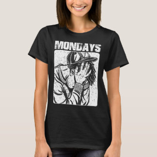Mondays吸私はWが嫌い週末の皮肉を愛 Tシャツ