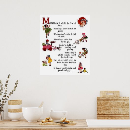 Monday's Child ポスター (キッチン)