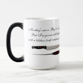 Mondays Mugに対してNOと答える モーフィングマグカップ (左)