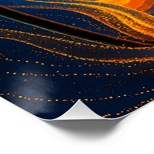 Mondblüte der Wandlung - Stille Kunst ポスター (コーナー)