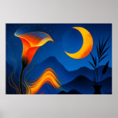 Mondblüte der Wandlung - Stille Kunst ポスター (正面)