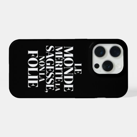 Monde sans stabilité iPhoneケース (裏面横)