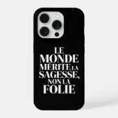 Monde sans stabilité iPhoneケース (裏面)